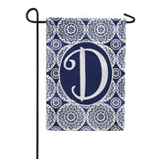 Indigo Boho D Garden Flag