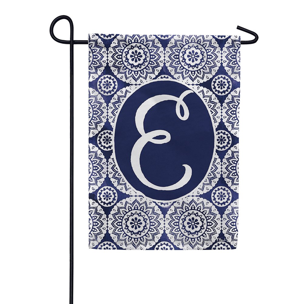 Indigo Boho E Garden Flag