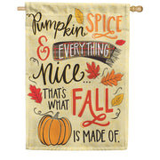 Pumpkin Spice House Flag