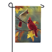 Fall Cardinal Garden Flag