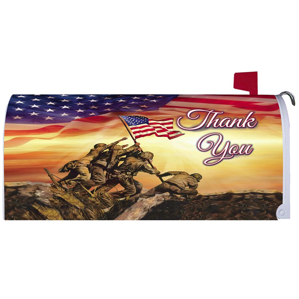 Troops Memorial Mailbox Cover