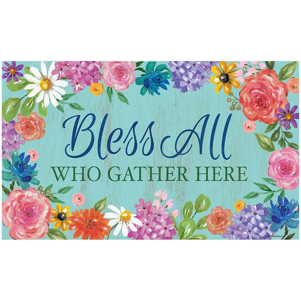Bless and Gather Door Mat