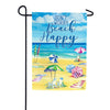 Beach Happy Garden Flag