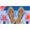 Beaded Sandals Door Mat