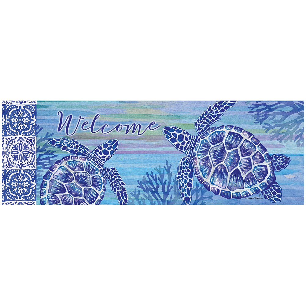 Custom Decor Signature Sign - Turtles and Tiles