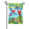 Paradise Parrots Garden Flag