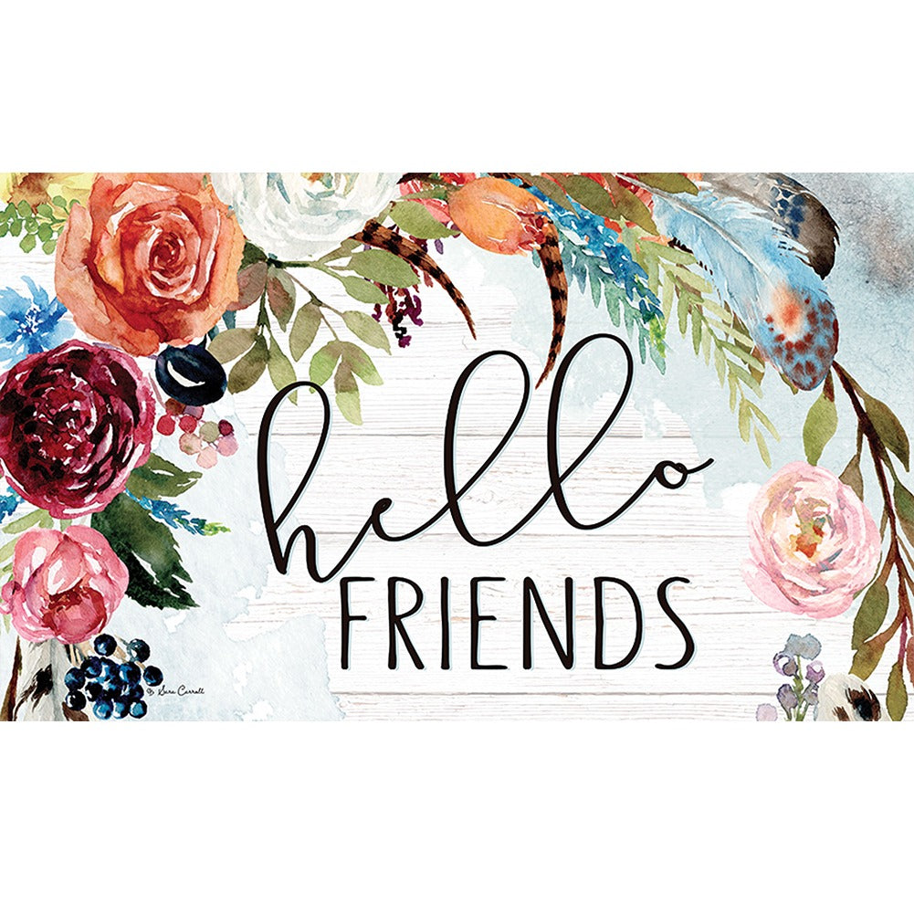 Hello Friends Door Mat