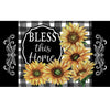 Home Sweet Sunflowers Door Mat