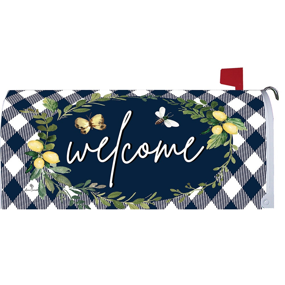 Lemon Welcome Mailbox Cover