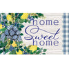 Lemon Wreath Door Mat