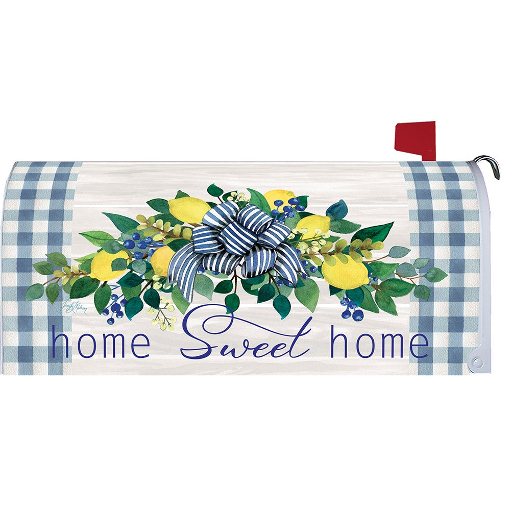 Lemon Wreath Mailbox Cover