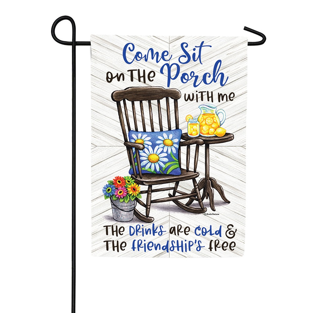 Porch Rocker Garden Flag