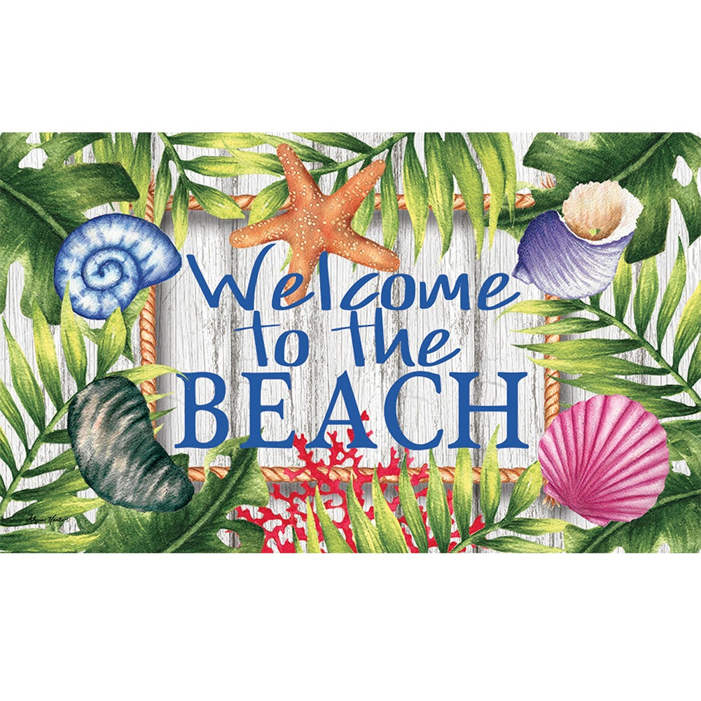 Beach Welcome Door Mat