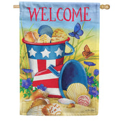 Beach Pails House Flag