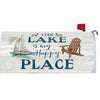 Lake Happy Place Mailbox Cover