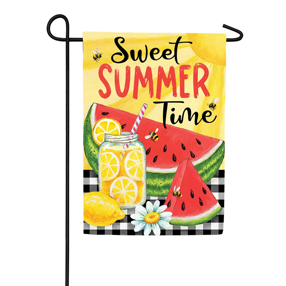 Sweet Summertime Garden Flag