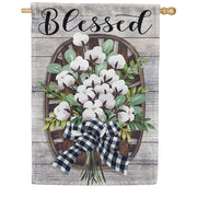 Cotton Basket House Flag