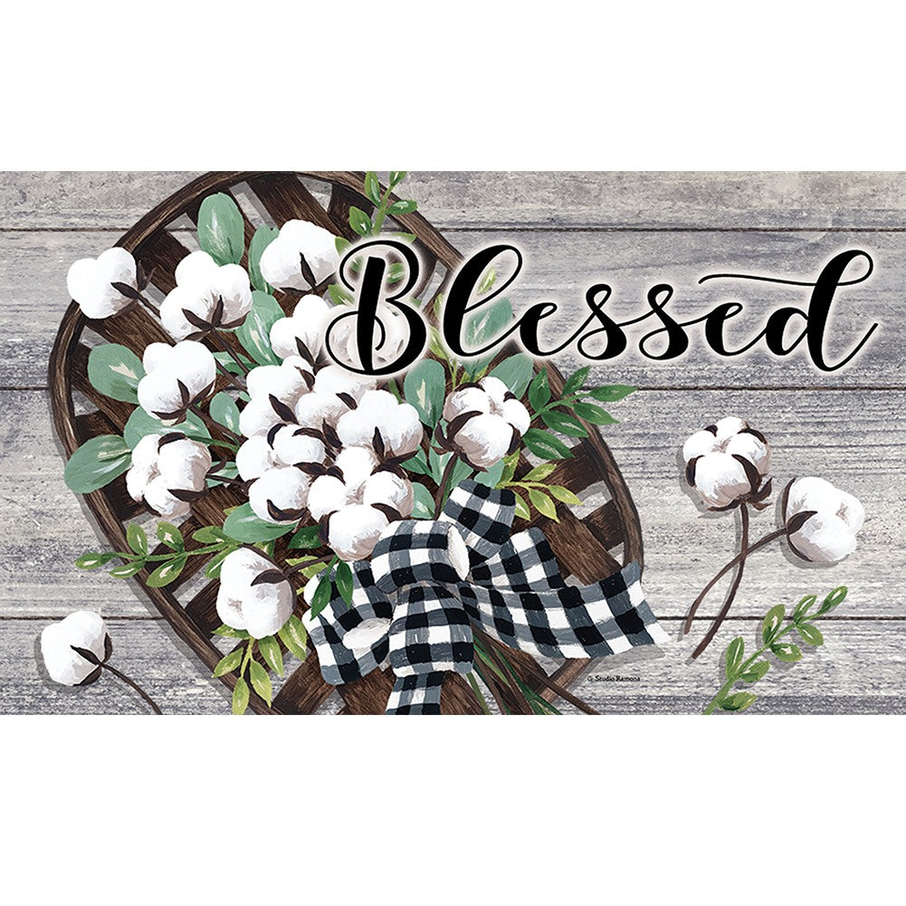 Cotton Basket Door Mat