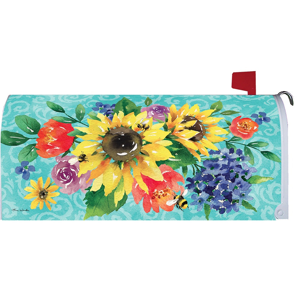 Summer Bouquet Mailbox Cover