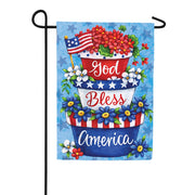 Patriotic Planter Garden Flag