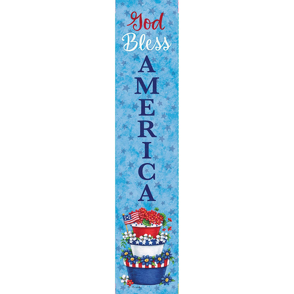 Custom Decor Yard Expression - Patriotic Planter