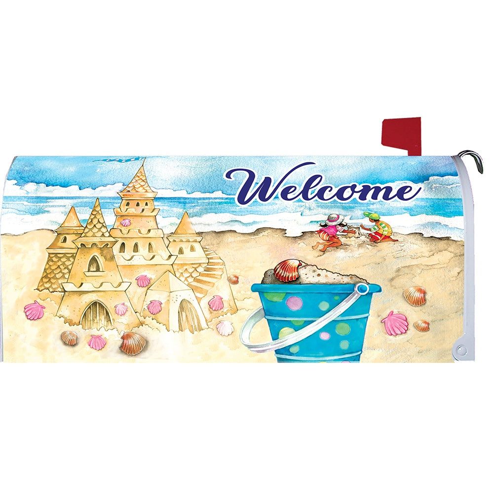 Sand Castle Mailbox Cover