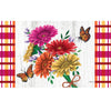 Gerbera Plaid Door Mat