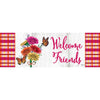 Custom Decor Signature Sign - Gerbera Plaid