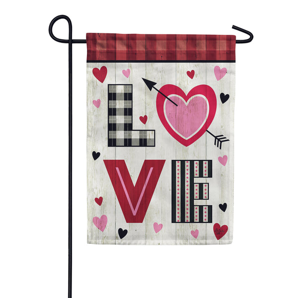 Love Valentine Garden Flag