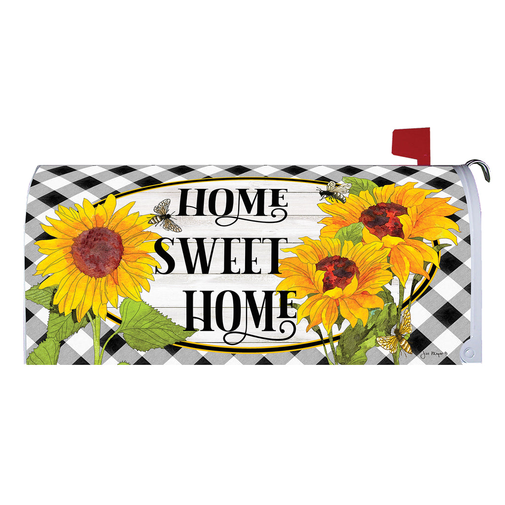 Sunflower Check Mailbox Cover