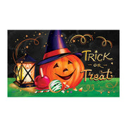 Halloween Lantern Door Mat