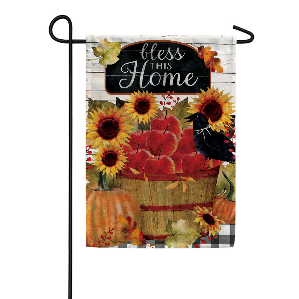 Apple Basket Garden Flag