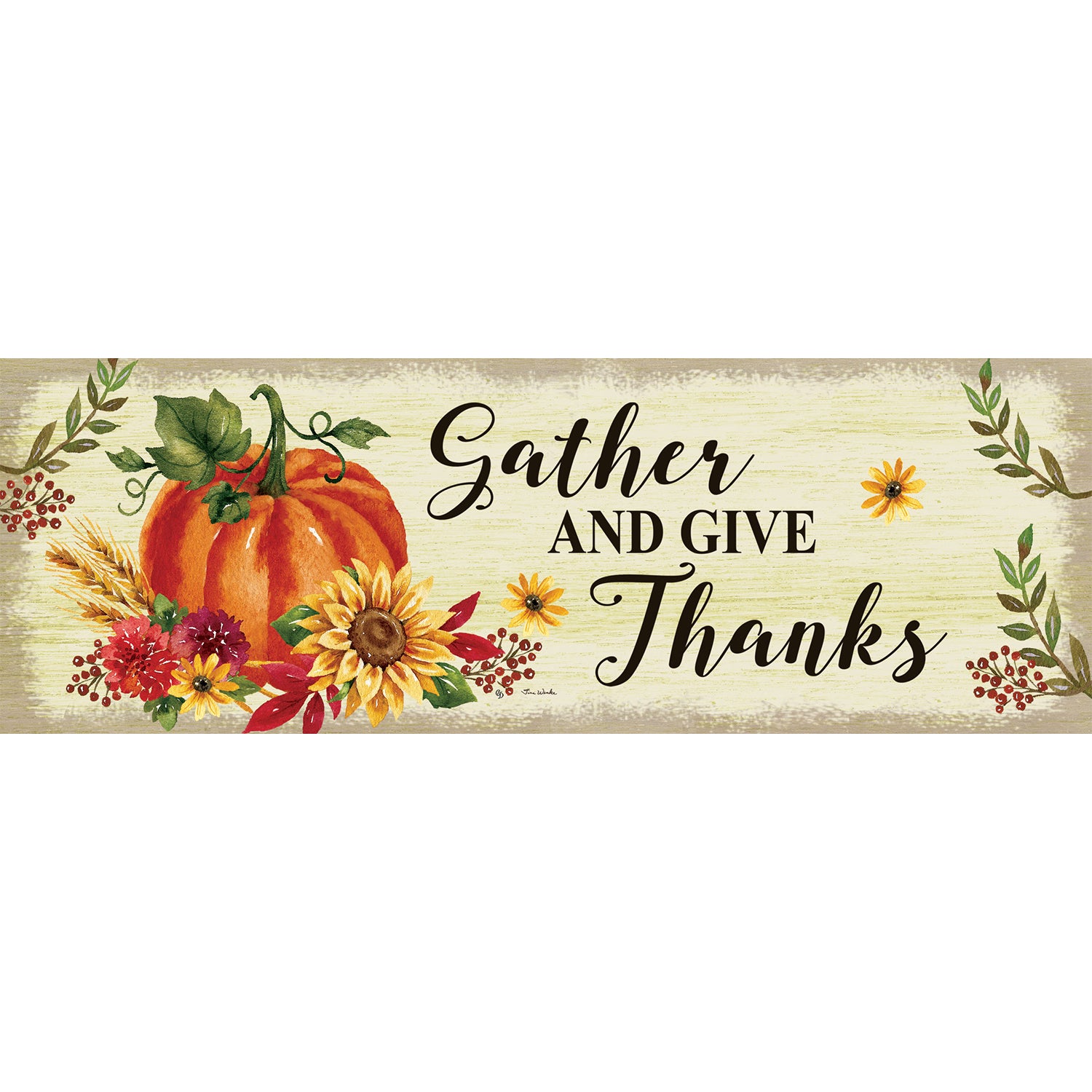 Custom Decor Signature Sign - Gather & Give