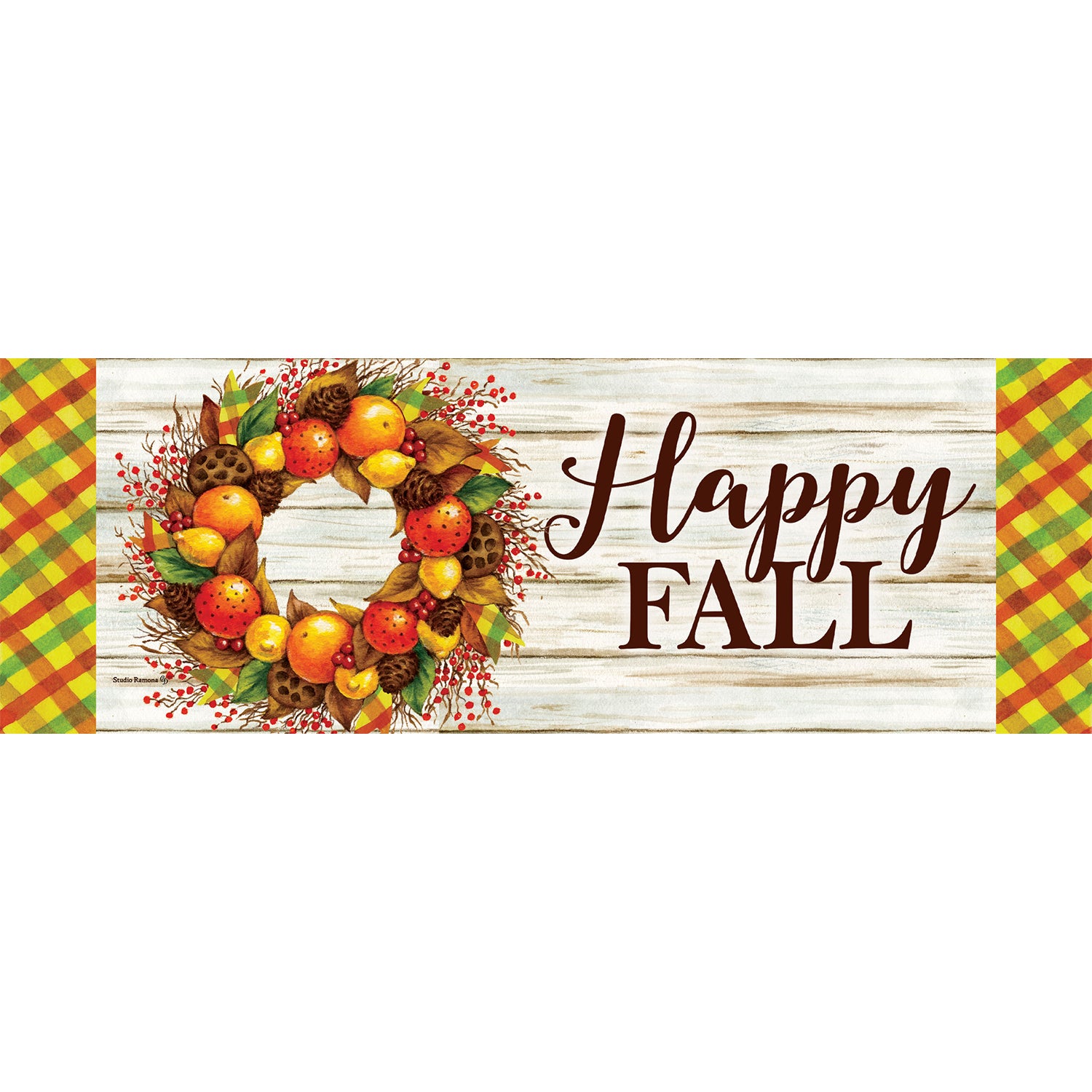 Custom Decor Signature Sign - Citrus Wreath
