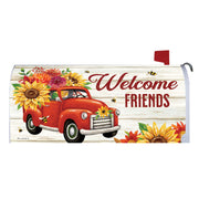 Sunflower Truck Mailbox Cover