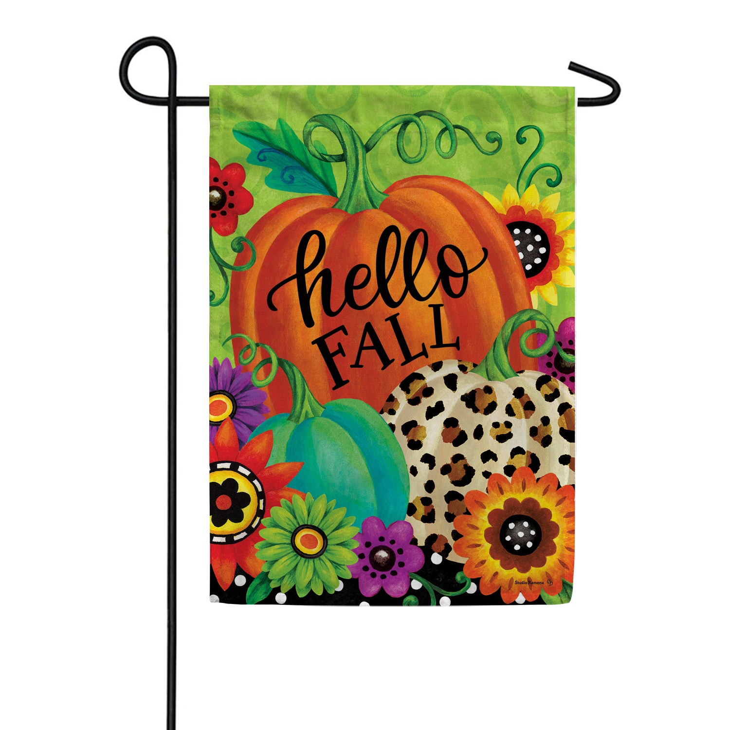 Hello Fall Garden Flag