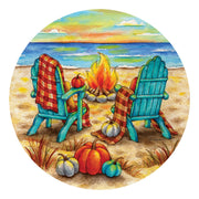 Custom Decor Accent Magnet - Fall Fire Pit