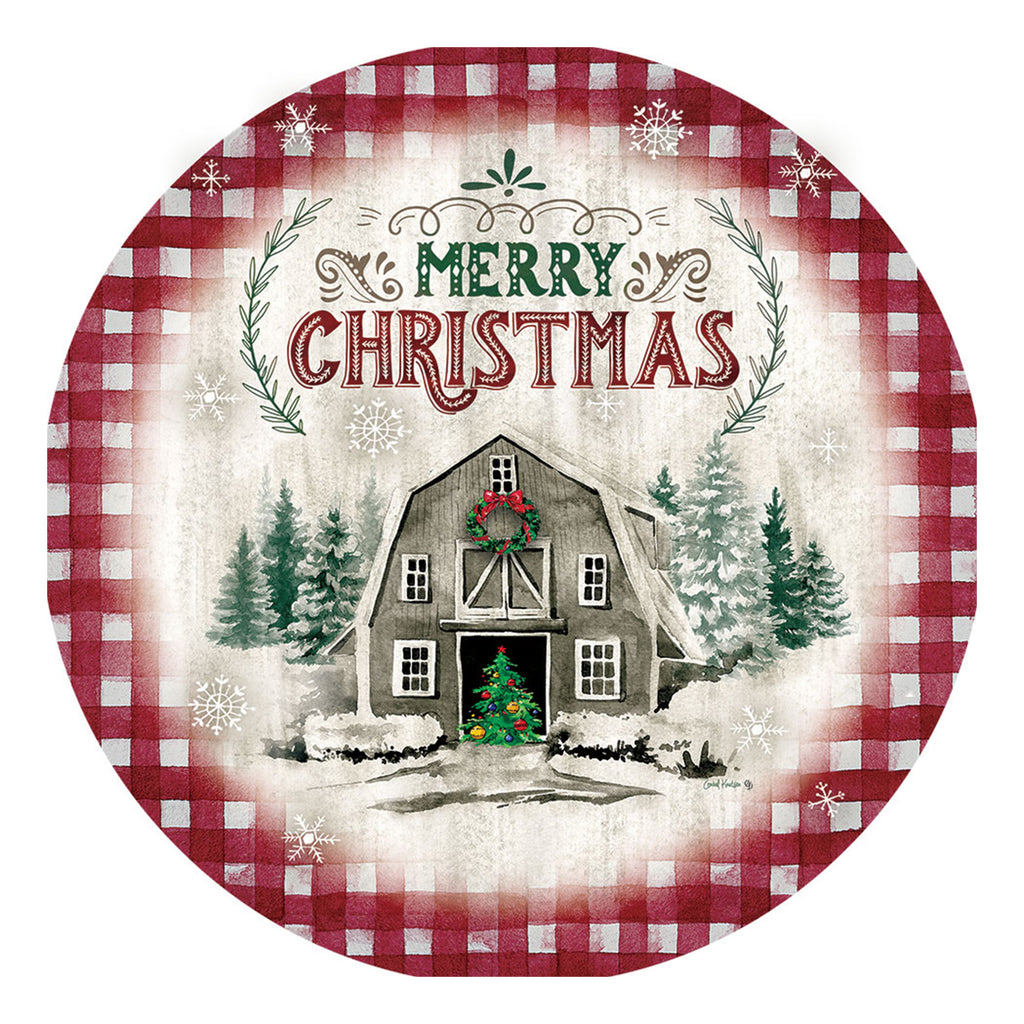 Custom Decor Accent Magnet - Christmas Barn