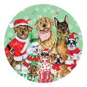 Custom Decor Accent Magnet - Christmas Dogs
