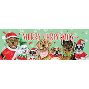Custom Decor Signature Sign - Christmas Dogs
