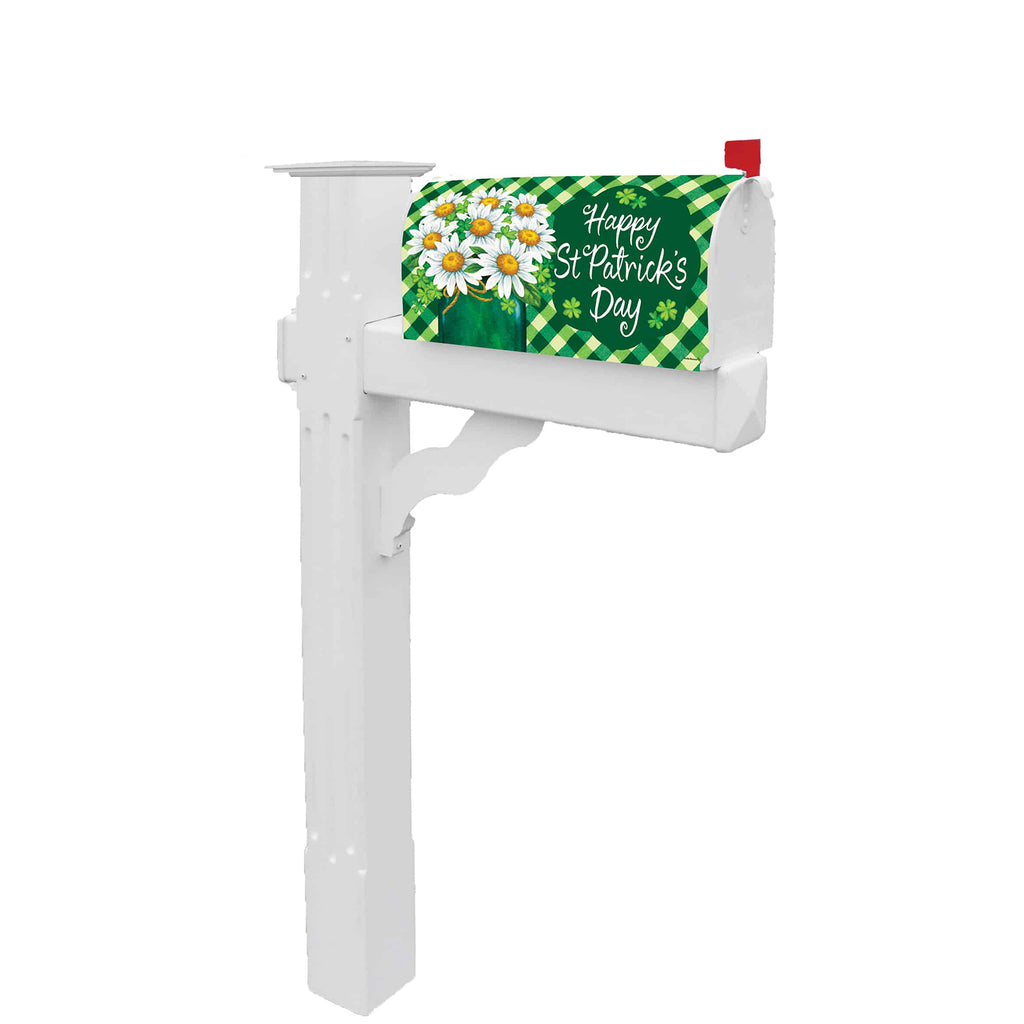 St. Pat's Sunflowers Mailbox Cover