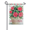 Rose Bucket Garden Flag