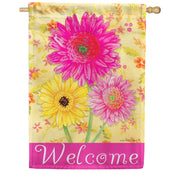 Gerberas House Flag