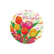 Custom Decor Accent Magnet - Tulips