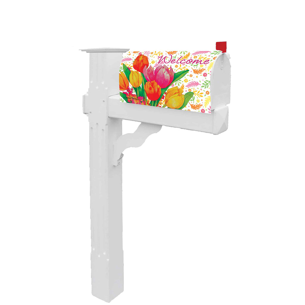 Tulips Mailbox Cover