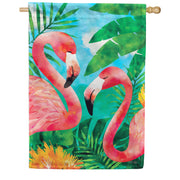 Flamingos House Flag