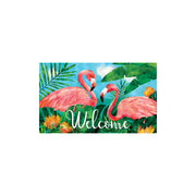 Flamingos Door Mat