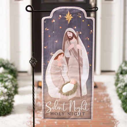 Evergreen Silent Night Everlasting Impressions Textile Decor