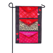 Evergreen Love Notes Linen Garden Flag