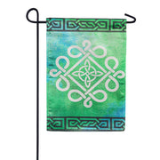 Evergreen Celtic Green Lustre Garden Flag